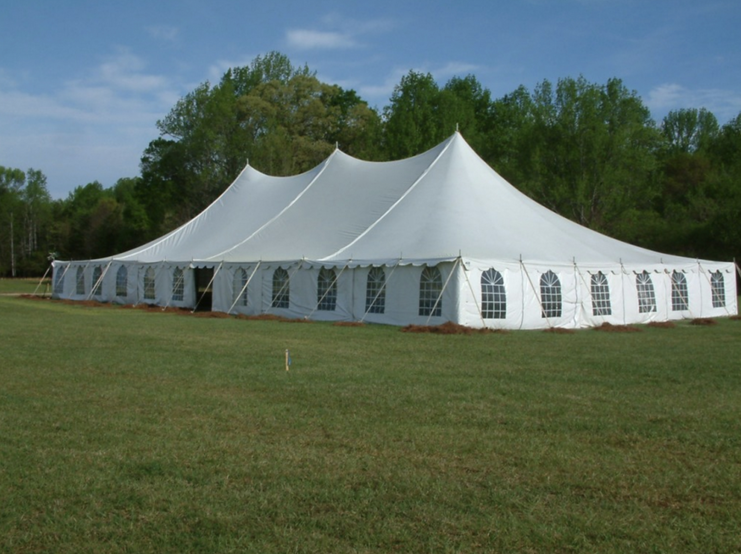 this is an image of tent rentals in Sacramento, California